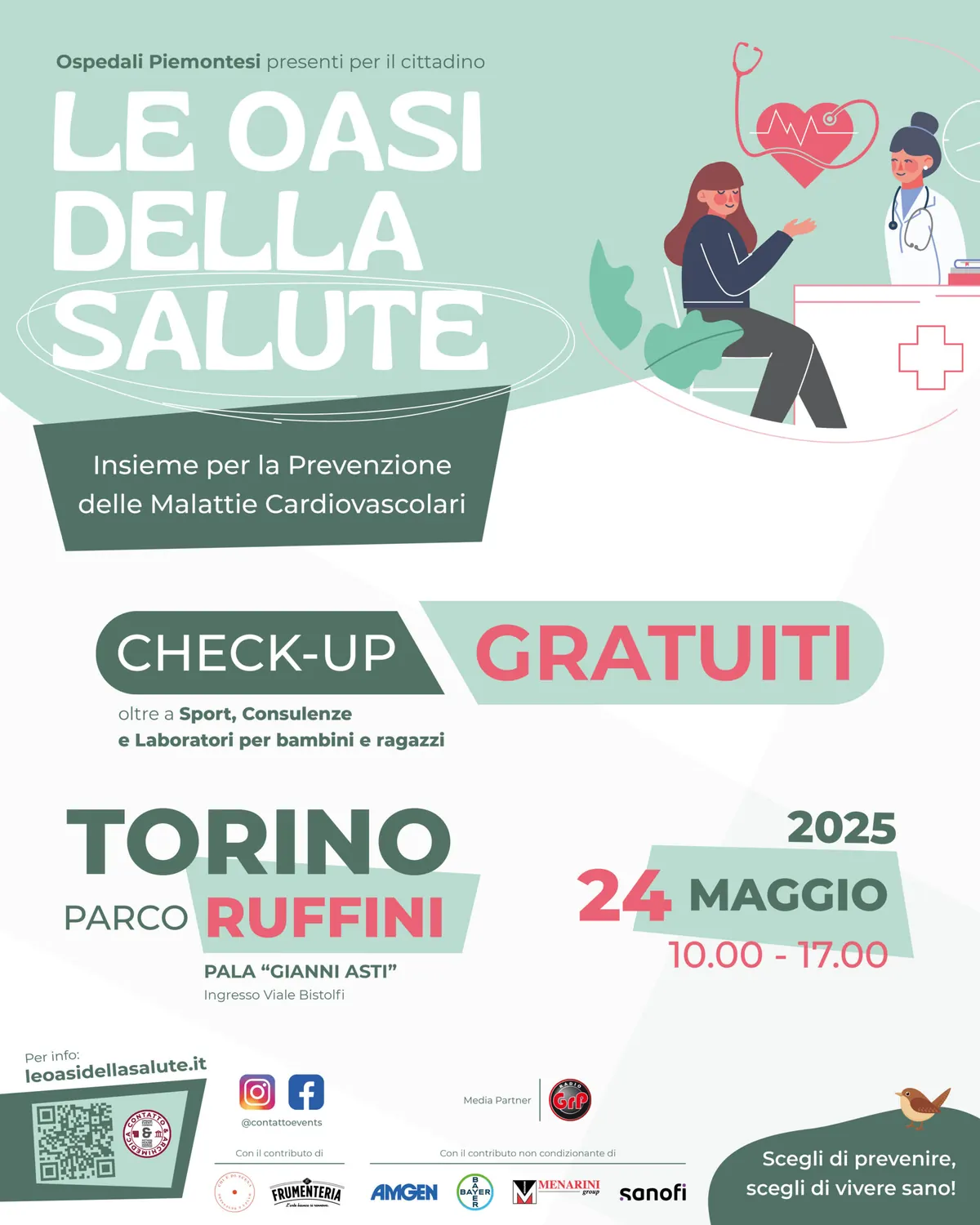 "Le Oasi della Salute": due giornate di prevenzione Cardiovascolare a ...